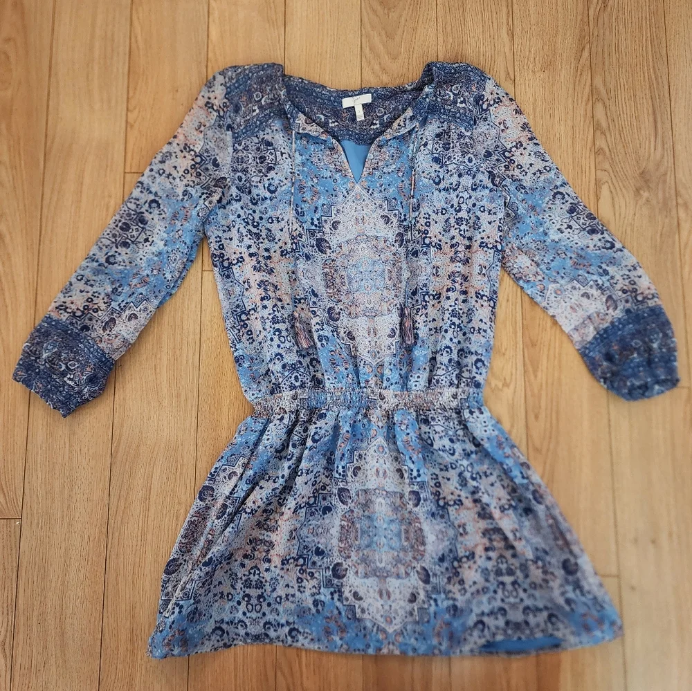 Joie Aidee Silk Mini Dress- S - Picture 8 of 14